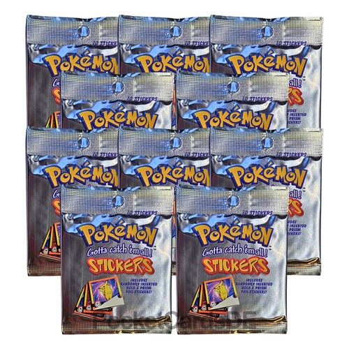 10x pokemon artbox sticker - 10x,