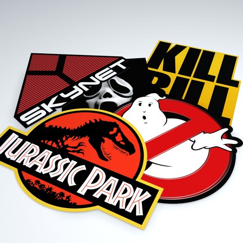 Movie sticker pack jurassic - movie,