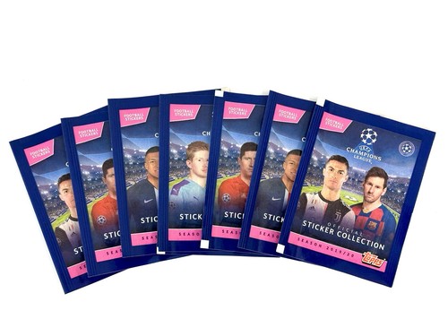 Sealed uefa sticker packs - 7,
