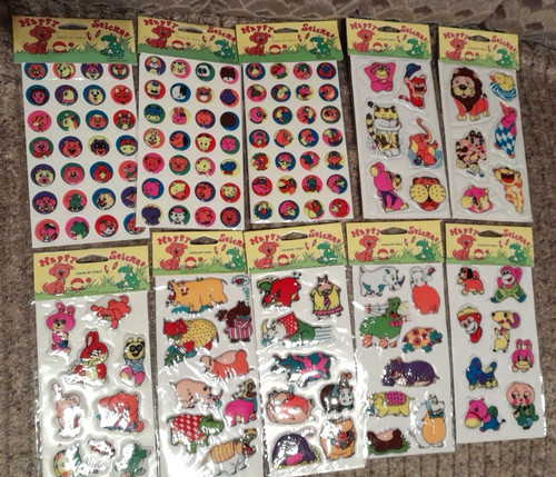 Pack puffy sticker 90er - 10,