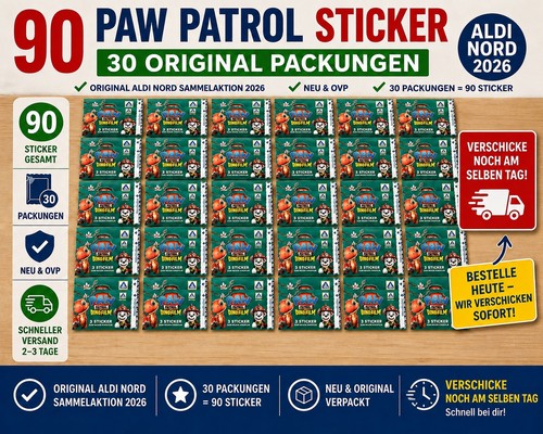 Paw patrol sticker aldi - paw,